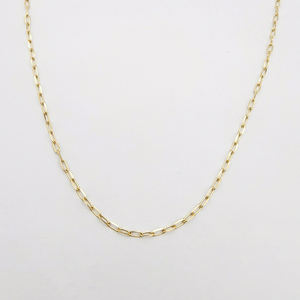 Nuevo Collar de Cadena de Oro Amarillo Sólido de 14K, Cadena de Eslabones Grandes Tipo Clip, Joyería con Longitud Ajustable - Product Image 3