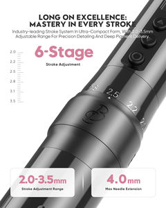 Macchinetta per Tatuaggi Sopracciglia Biomaser U1 Pro Wireless Rotativa per Microblading e Trucco Permanente - Product Image 2