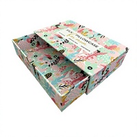 Boîte cadeau de luxe en papier avec tiroir, personnalisable en gros, en matériau recyclé et estampage à chaud pour l'emballage de cadeaux