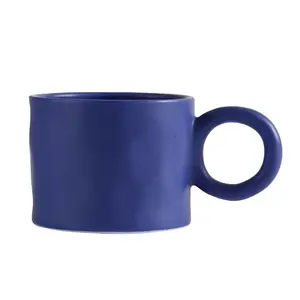 Kunden spezifische Keramik becher 330ml Kreative einfache Haushalts becher Keramik becher Trink milch Kaffee Keramik becher