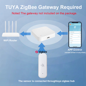 Detector de Robo Inteligente Zigbee3.0/WiFi para el Hogar, Sensor de Movimiento PIR, Temperatura, Humedad, Control por Aplicación, Compatible con Home Assistant - Product Image 5