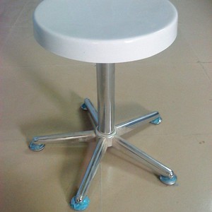 Laboratory <b>Stool</b> Adjustable Height Swivel Seat <b>Plastic</b> PVC Industrial Design For Lab Use - Product Image 2