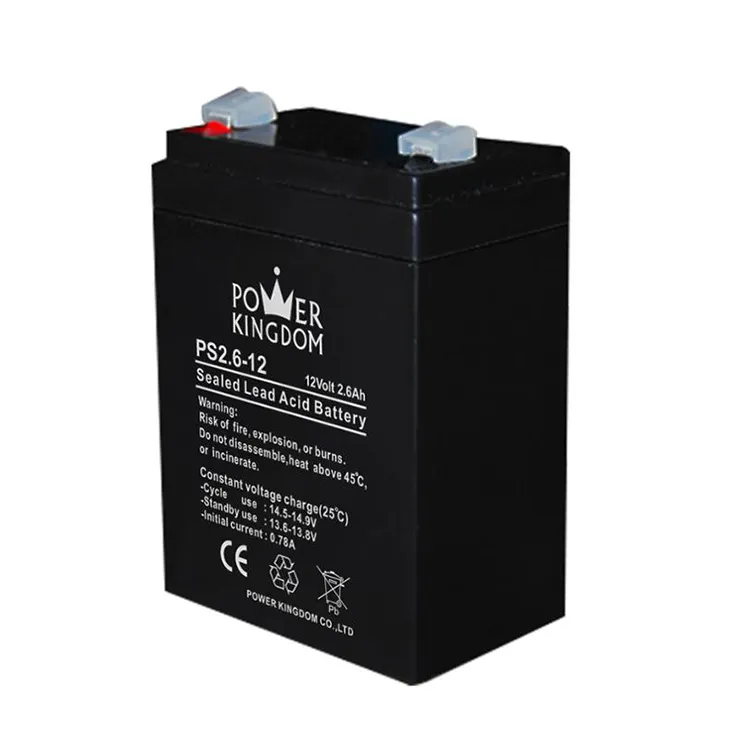 12v2.6ah 20hr lead acid battery