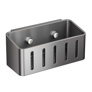 ชั้นวางของในครัวแบบติดผนังทรงสี่เหลี่ยม ทนน้ำ สำหรับเก็บฟองน้ำและอุปกรณ์ครัว - Product Image 1