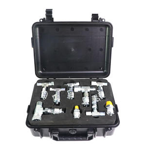 ชุดทดสอบแรงดันไฮดรอลิกเหล็กคุณภาพสูงสำหรับข้อต่ออะแดปเตอร์รถขุดและข้อต่อสายไฮดรอลิกทองเหลือง - Product Image 1