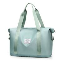 Sac de voyage de luxe en tissu Oxford orange - Grande capacité, séparation humide/sec, fermeture éclair, multi-usages pour sport/gym/maternité