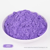 Pigment nacré caméléon pour revêtement plastique, peinture DIY faite à la main, poudre de paillettes fluide pour résine époxy cristalline, modèle 483, fabriqué aux États-Unis