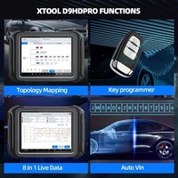 2025 XTOOL D9HD D9 hd 12V Car Heavy Duty Truck Diagnostic Tool All System Diagnose 24V Truck Scanner ECU Coding Key Programming