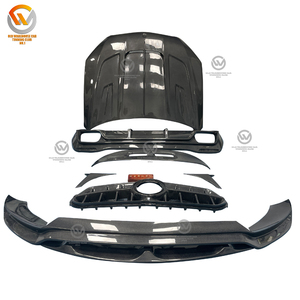 LD Bộ Cơ Thể Cho Benz W167 SUV GLE350 GLE450 2019-2022 Bộ Cánh Gió Bên Hông Phía Sau Môi Trước Bằng Sợi Carbon - Product Image 1