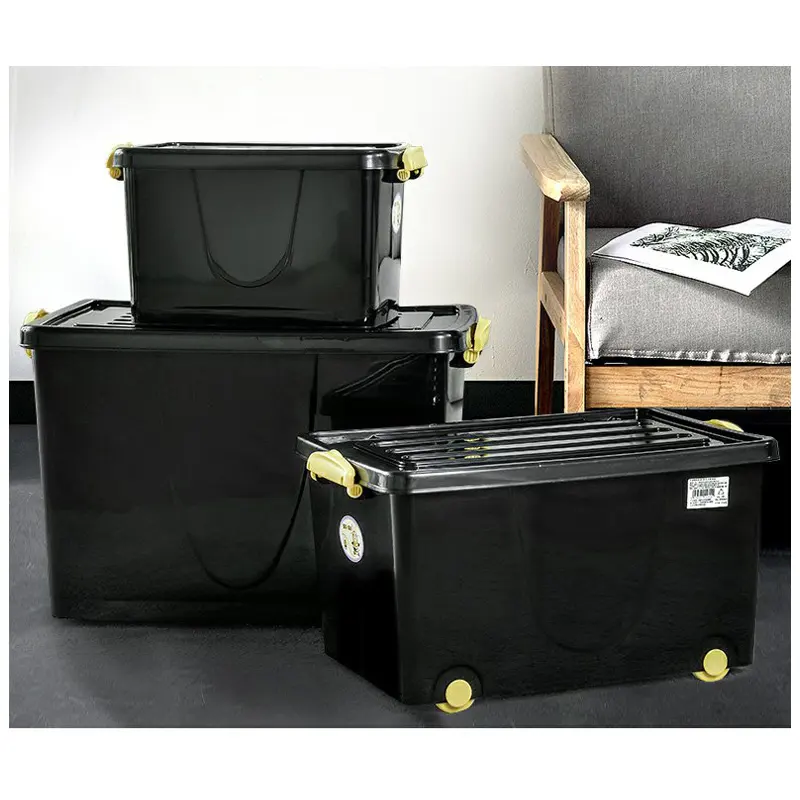ZNST011 kotak penyimpanan tote bin plastik pekerjaan berat kualitas terbaik untuk dijual