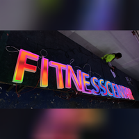 Produits Innovative 3d Signage Chine pour Health Club LED 10 Personnalisé Divers Modes Colorés pour Édition Gratuite 001 STARROAD