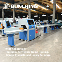 Scie à onglets automatique pour bois, 20-160 degrés, pour la production de charpentes et d'emballages en bois