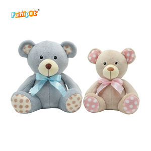 مصنع Famipet بيع بالجملة مخصص تصميم جديد لطيف لينة الدب أفخم لعبة الحيوانات المحشوة لعب للأطفال - Product Image 1