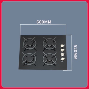 เตาแก๊สพกพา4เตาสเตนเลสคุณภาพสูงขนาด48นิ้วและเตาไฟฟ้าพร้อมพลังงานแสงอาทิตย์/แบตเตอรี่สำหรับใช้กลางแจ้งบ้านบ้านบ้าน - Product Image 6