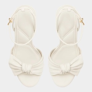 Wholesale Fashion <b>Block</b> Heel Sandals Open Round Toe Ankle Strap Sandals Femme with Bow Heels for Ladies and Girls - Product Image 4