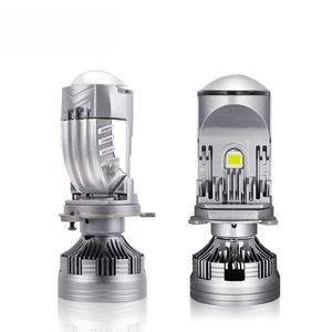 หลอดไฟหน้า LED เลนส์ M01U สว่างมาก H4 6500K 12V 120W 12000LM กันน้ำได้สูง/ต่ำสำหรับรถยนต์และรถจักรยานยนต์ - Product Image 1