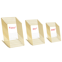 Porte-cartes de table en acrylique transparent Janelove avec support vertical et chevalet pour panneaux d'Halloween