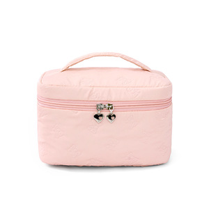 Large Capacity <b>Makeup</b> Bag Foldable Travel Toiletry <b>Case</b> For Cosmetic Storage With Zipper And Handle - Product Image 2