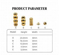 Lestes torpille en laiton multi-formes, options de peinture, accessoires de pêche OEM pour leurres cuillères, spinners et lestes