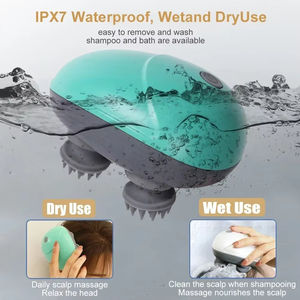 マッサージ製品サプライヤー中国格安指圧ヘッドマッサージャー4シリコンヘッドスパリラックス育毛ヘッドスカルプマッサージャー - Product Image 4