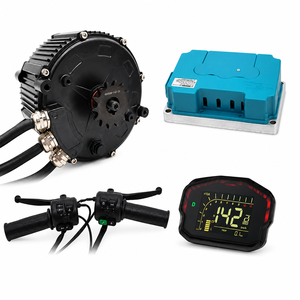 <strong>10000W</strong> Brushless Direct-Drive 165 Electric Motorcycle <strong>Hub</strong> <strong>Motor</strong> <strong>Kit</strong> with Fardriver ND72890 Controller and DKD LCD Display - Product Image 1