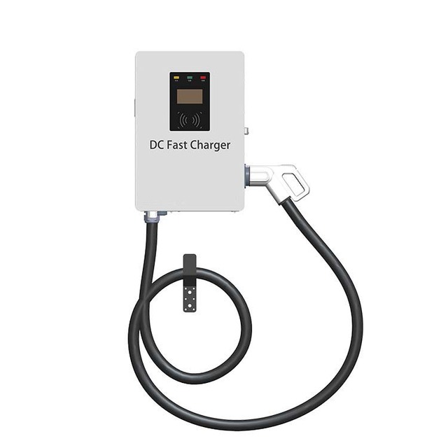 Customizable Options 240V 28kW Fast DC EV Charger Single Gun Level 2 EV Charger with All Electric Vehicles