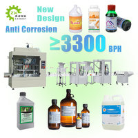 ZXSMART Automatique Anti Corrosif Remplisseur Acide Liquide Toilette Nettoyant Bouteille En Plastique Javel Détergent Machine De Remplissage