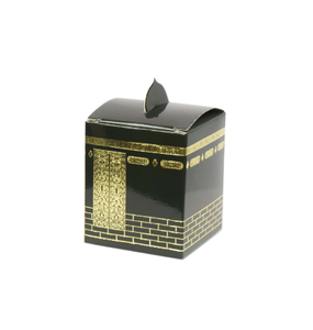 Décorations de l'Aïd Moubarak 2025, Ramadan, Hajj, impression dorée, cadeaux islamiques, boîtes de <span class=keywords><strong>la</strong></span> <span class=keywords><strong>Kaaba</strong></span>, livraison directe - Product Image 1