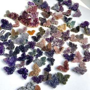 ขายส่งชุดผีเสื้ออะเมทิสต์จากอุรุกวัย แกะสลักด้วยมือ รูปทรงดอกไม้ หินธรรมชาติ ตกแต่งบ้าน - Product Image 6