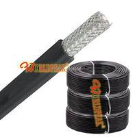 Câble coaxial RF LMR240 LMR400, conducteur en cuivre massif ou multibrin, gaine en mousse PE anti-UV, gaine en PVC, blindage en tresse de cuivre étamé