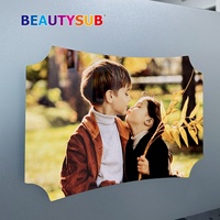 BEAUTYSUB LS-HDA100 Plaque d'aluminium de sublimation HD blanc brillant Longstar pour impression par transfert thermique, formes personnalisées, impressions métalliques