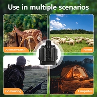 Binoculares de Visión Nocturna Infrarroja 5K HD, Cámara Digital Láser de Mano de 60MP con Zoom de 10X, Linterna para Observación de Animales al Aire Libre