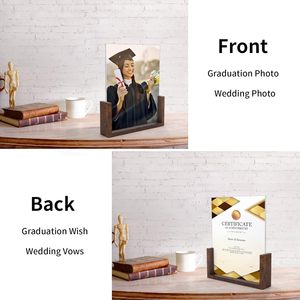 Pyd cuộc sống bán buôn da khung ảnh LED ánh sáng gỗ cơ sở DIY tùy chỉnh cá nhân món quà giáng sinh thăng hoa ảnh khối - Product Image 4