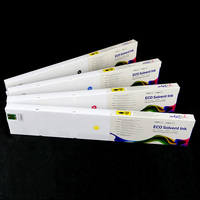 Cartuchos de tinta solvente base económicos Impresora eco-solvente JV5/SJ/VP/JV3 Tinta solvente ecológica sin chip 440ml