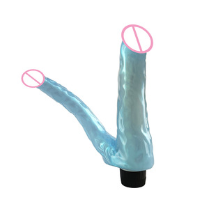 Jiuxi Macaron Color TPE Double-Headed Battery Model Simulated Dildo for Women, Adult Sex Toy JX-QSDZ-013 - Product Image 3