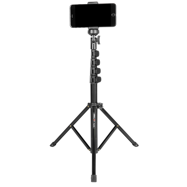 Kingjoy FL019 Aluminum Lightweight Selfie Stick Tripod-All One Extendable Portable Wireless Remote Compatible iPhone for Studio