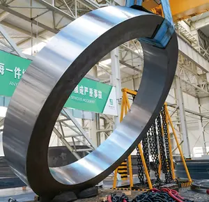 Large Diameter Forging Steel Rotary Kiln Tyre Rolling Riding Ring Cement Kiln Tyre