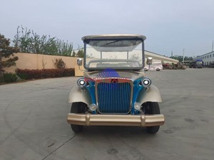 Voiture de golf électrique rétro vintage à panneaux solaires, un incontournable pour les excursions, en vente - Product Image 5