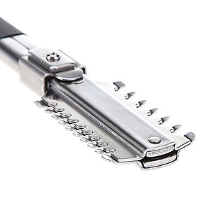 1 adet Paslanmaz Çelik Saç Şekillendirici Bıçak Tutucu Bıçak Olmadan Kuaförlük Kesme Tıraş Salon Berber Temizleme Aracı Hiçbir Jilet - Product Image 3