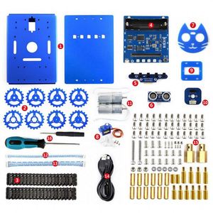 <span class=keywords><strong>Kit</strong></span> di costruzione robot cingolato KitiBot Starter basato su BBC micro:bit (opzionale) - Product Image 6