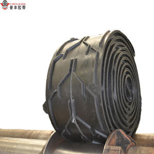 YUPHENG tahan aus anti-selip EP800/4 4 + 2mm 20MPA karet Chevron sabuk conveyor disesuaikan bermotif - Product Image 1