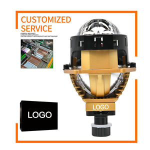 ไฟหน้ารถยนต์ Chenlang ขนาด <span class=keywords><strong>3</strong></span> นิ้ว สว่างพิเศษ ไฟสูง/ต่ำ 150W/90W สำหรับพวงมาลัยขวา/ซ้าย แบบแบน 6000K+4000K พร้อมเลนส์โปรเจคเตอร์ Bi-LED แบบเลเซอร์คู่ - Product Image 2