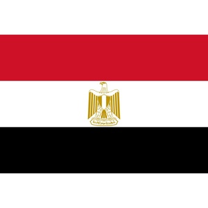 Drapeau d'Égypte 77x133cm, emblème national, rayures horizontales rouge, blanc, noir - Product Image 2