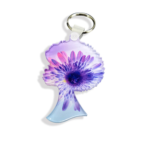 Quà Tặng Tốt Nhất Của Mẹ Móc Khóa Chụp Ảnh Đầu Cho Nữ Thẻ Chìa Khóa In Hình Mặt Tùy Chỉnh Thăng Hoa - Product Image 2