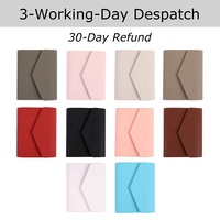 Yihe Best Seller A6 Agenda Minimaliste Planificateur 10 Coloré Petit Cuir Saffiano 6 Or Anneau Budget Binder Fly Leaf Cahiers