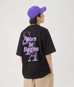 เสื้อยืดพิมพ์ลายพัฟฟ์ทรงโอเวอร์ไซส์สำหรับผู้ชาย แขนเสื้อแบบดรอปโชว์เดอร์ ผ้าฝ้าย 100% คอทรงโอ น้ำหนักผ้า 200 กรัม ผ้าถัก ระบายอากาศได้ดี สีพื้น - Product Image 3