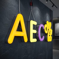 Enseigne lumineuse LED 3D personnalisée Zhilin, lettres en acrylique, enseigne de salon de coiffure, publicité, maison, bureau, étanche IP65
