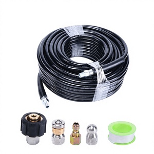 Kit de débouchage de canalisations <span class=keywords><strong>PVC</strong></span> pour nettoyeur haute pression 5800 psi avec buse Water Rat - Product Image 4