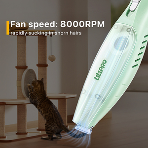 LILIPRO PT208 <span class=keywords><strong>profesional</strong></span> eléctrico de 2 velocidades al vacío recortador de pata de mascota recargable <span class=keywords><strong>perro</strong></span> pie oreja piel afeitadora silenciosa gato cortapelos - Product Image 3