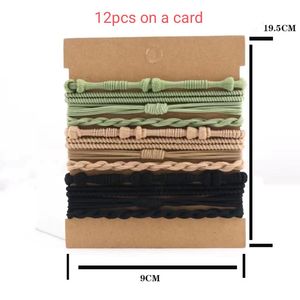 Tóc accessoriesset cho dệt bện cổ điển Headband Vòng đeo tay ban nhạc cao su đầu dây tóc sợi dây tóc đàn hồi tóc quan hệ - Product Image 2